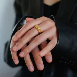 Elegant Link Chain Ring - Image 3