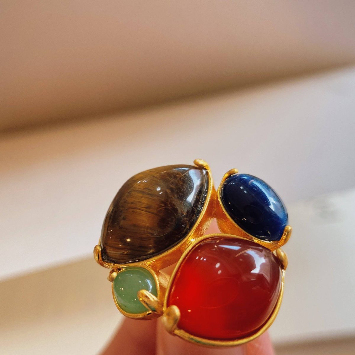 Chic Multi-Stone Garden Ring - Image 3