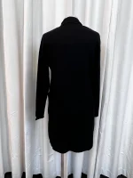 Elegant Knit Cardigan - Black - Image 4