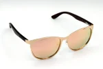 Stylish Lightweight Sunglasses With Wooden Temples - Image 3