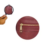 Elegant Burgundy Leather Backpack - Image 7