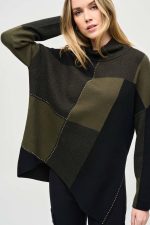 Modern Geometric Knit Sweater - Image 4