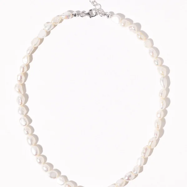 Elegance In Faux Pearl Necklace
