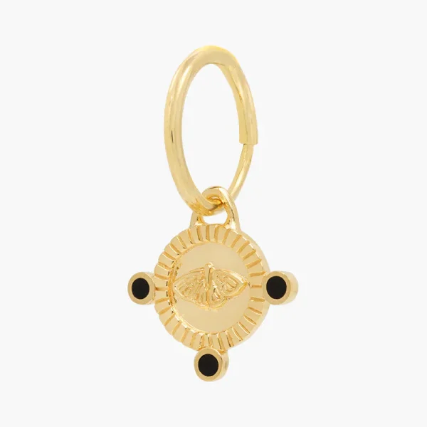 Elegant Gold-Tone Hoop Earrings