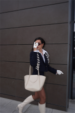 Elegant Beige Tote Bag - Image 9