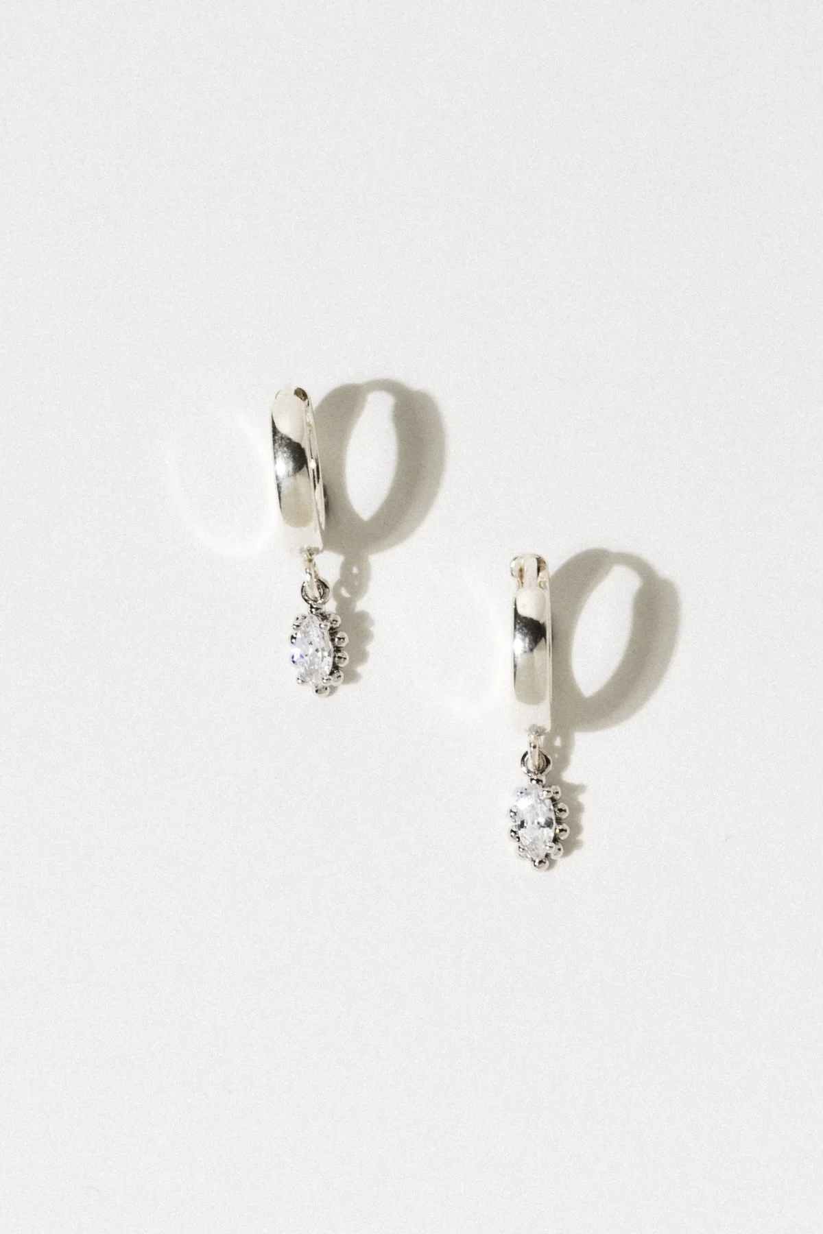 Elegant Hoop Drop Earrings - Image 1