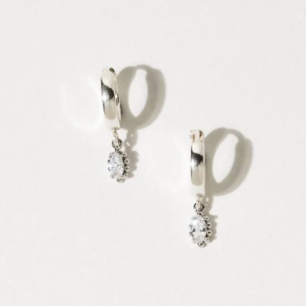 Elegant Hoop Drop Earrings