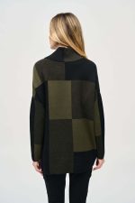 Modern Geometric Knit Sweater - Image 3