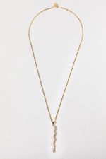 Elegant Serpentine Charm Necklace - Image 2