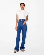 Elegant White Ruffled Top - Image 3