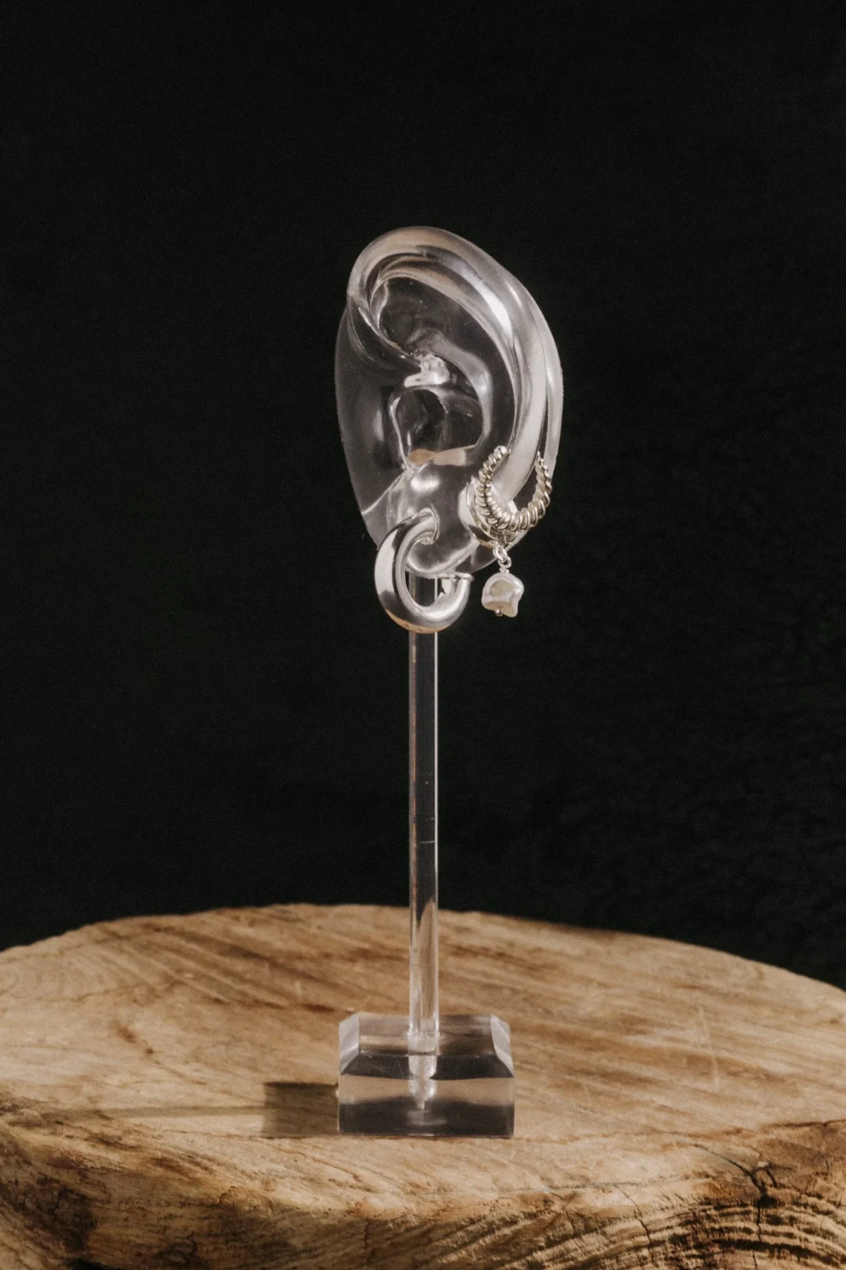 Elegant Hoop Drop Earrings - Image 6