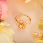 Elegant Blossom Fashion Ring - Image 3